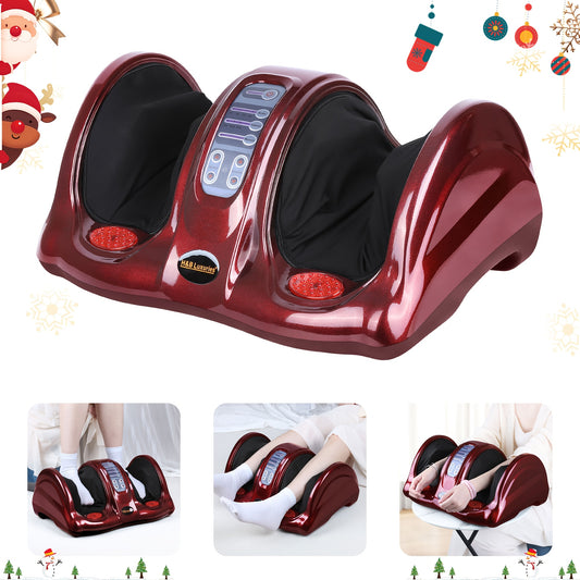 Shiatsu Foot Massager With Kneading Rollers - Deep Kneading, Compression, Vibration For Legs, Feet, Calves, Arms - Relaxation & Ideal Gift For Parents, Seniors, Valentine'S Day, Birthday, Christmas & Festival