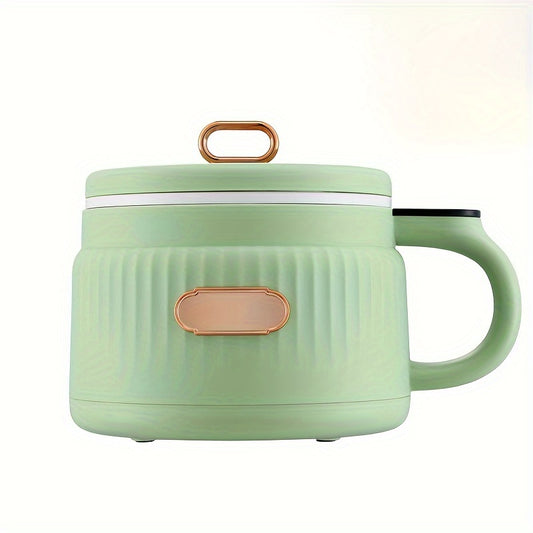 Portable Electric Cooker – Compact Size, Non-Stick, Touch Control, Intelligent Timing Cooking; Ideal for Dorm Use, Soup, Rice, Porridge & Hot Pot; Made of ABS Material, Round Design, Dormitory Cooking Equipment